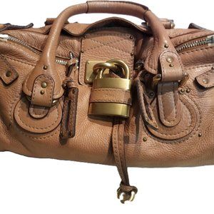 Chloe Vintage Paddington Leather Shoulder Bag